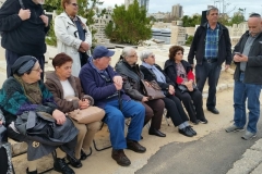 Liepaja Jewish Survivors in Holon on Commemoration Day