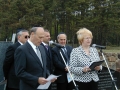 3 June, 2005.Dedication of the Memorial to the Jews of Liepaja- Holocaust victims in Shkede. 1941-1945